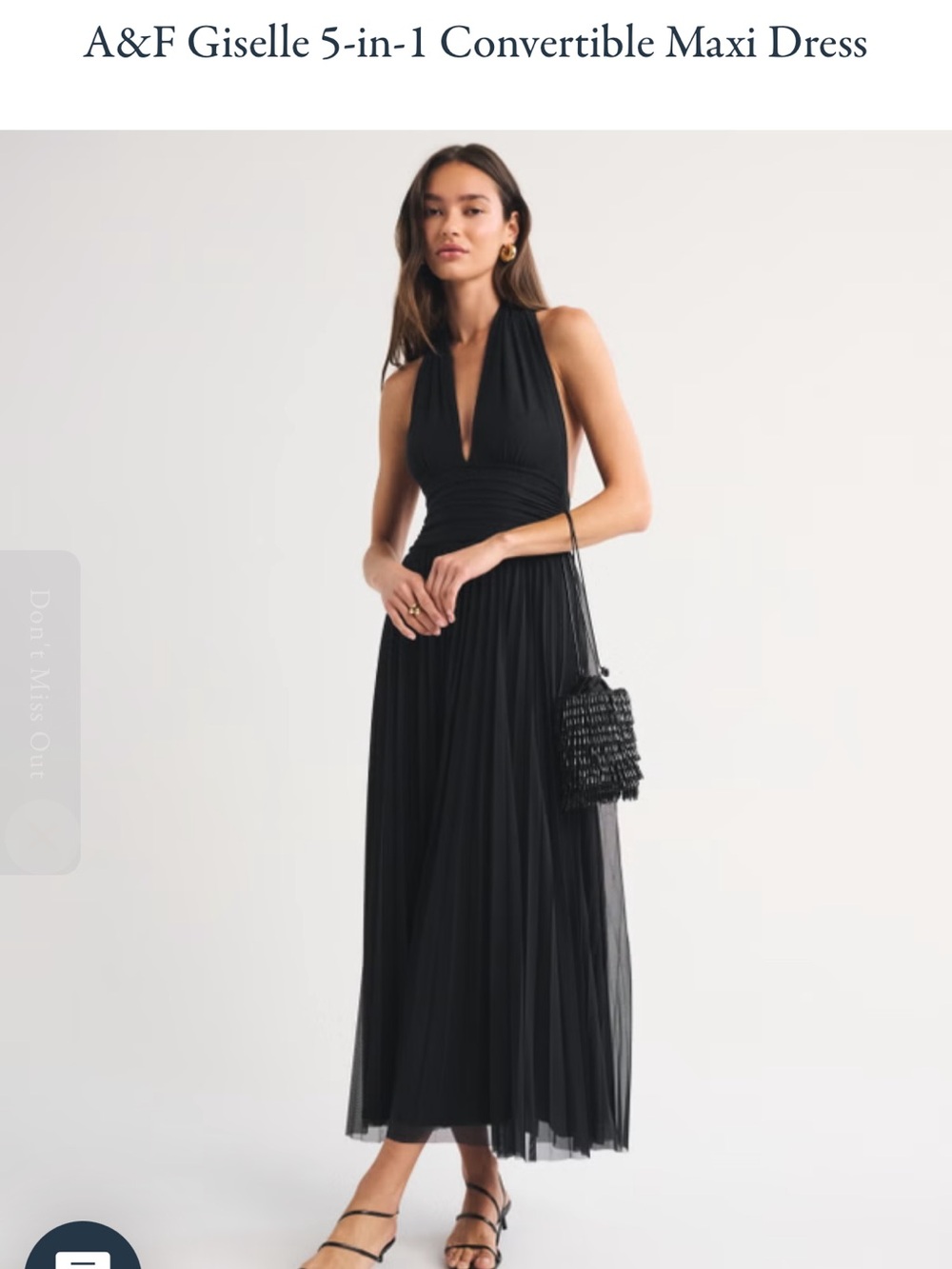 Black convertible dress